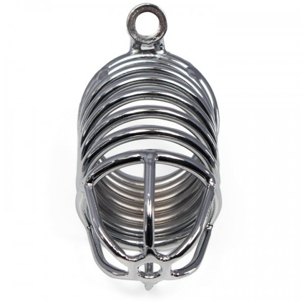 Bondara Cockscrew Stainless Steel Adjustable Chastity Cage — image 4 of 7
