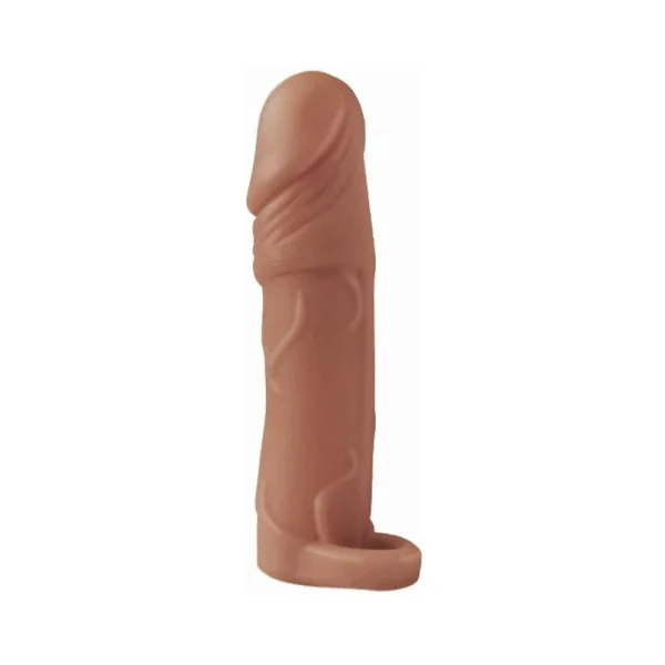Natural Realskin Vibrating Xtender With Scrotum Ring — image 5 of 5