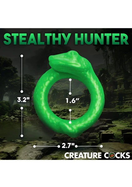 Serpentine Silicone Cock Ring