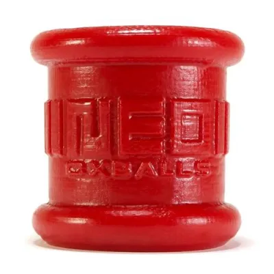 Neo 2 Inch Tall Ball Stretcher Squishy Silicone Red