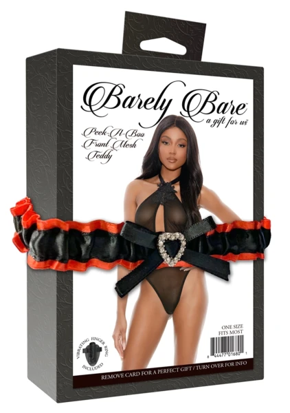 Peek-A-Boo Front Mesh Teddy