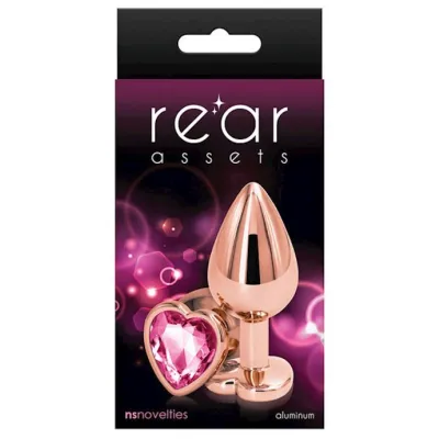 Rear Assets Heart Plug 3 2 Inch Pink Medium