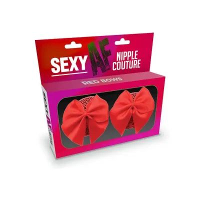 Sexy Af Nipple Pasties Red Bows