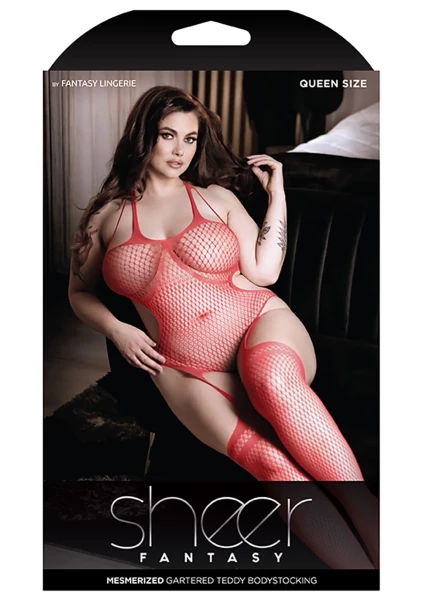 Mesmerized Gartered Teddy Bodystocking - Queen Size — image 6 of 6