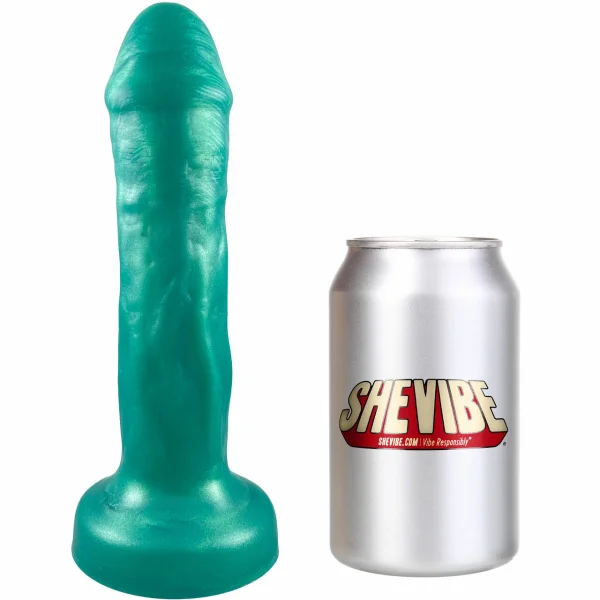 Bella Dual Density Silicone 8.5 Inch Dildo By Uberrime - Sea Foam