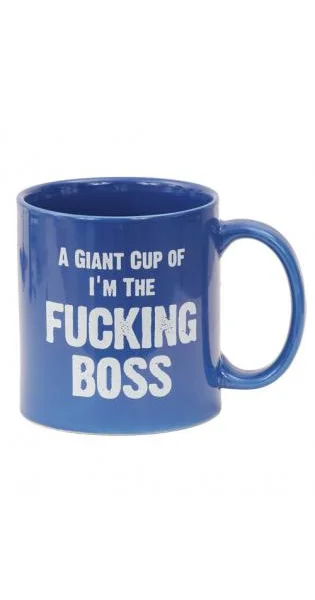 Attitude mug a giant cup of i'm the fucking boss - 22 oz — image 2 of 2