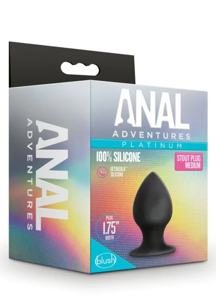 Anal Adventures Platinum - Silicone Anal Stout Plug — image 5 of 6