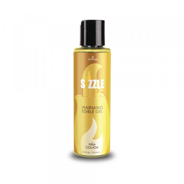 Sizzle Lips Pia Colada Warming Gel 4.2oz Bottle