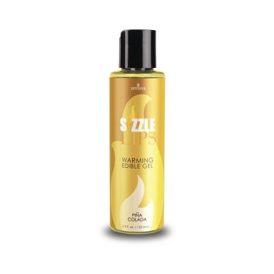 Sizzle Lips Pia Colada Warming Gel 4 2oz Bottle