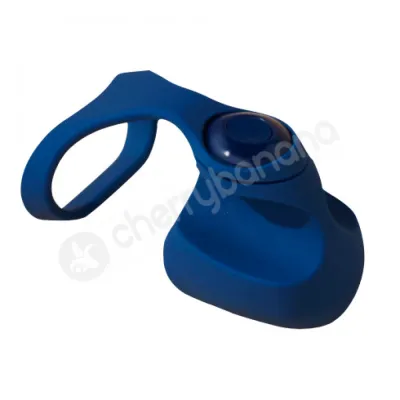 Dame Fin Blue Finger Vibrator