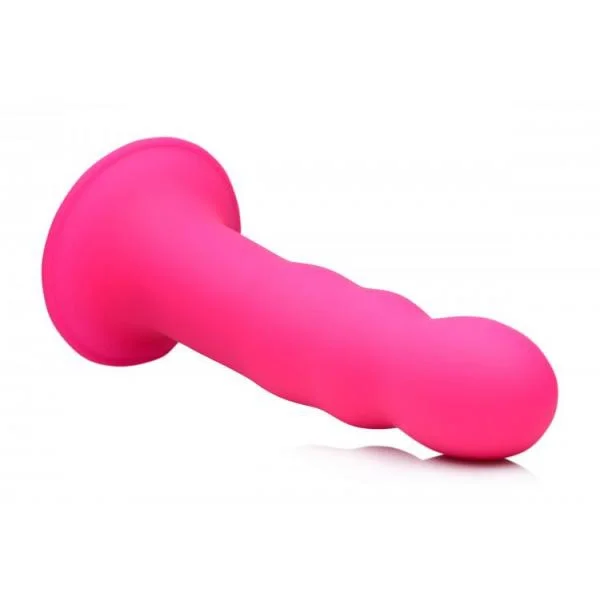 Squeeze-It Squeezable Wavy Dildo