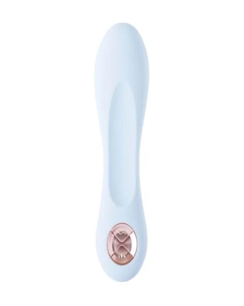 Share Satisfaction Pinta Luxury Vibrator - Blue - 6.6 Inch