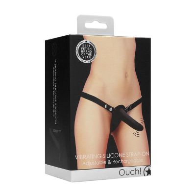 Ouch Vibrating Silicone Strap On