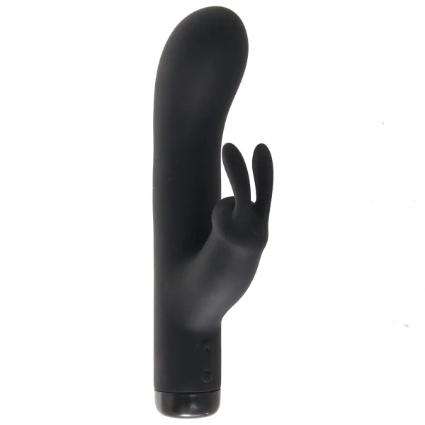 In A Bag Silicone Rechargeable Rabbit Vibrator By Doc Johnson - Black