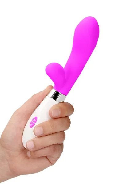 Shots Toys 8.3" Achilles Silicone Rabbit Vibrator