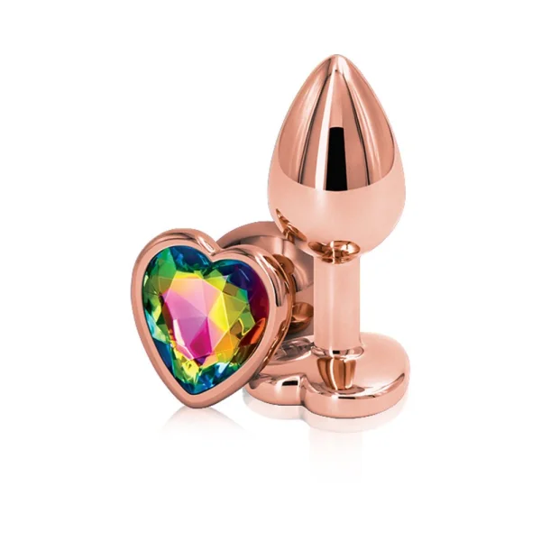 Rear Assets Rose Gold Heart Small