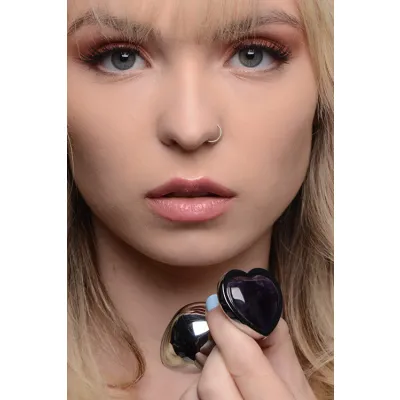 Booty Sparks Gemstones Amethyst Heart Anal Plug