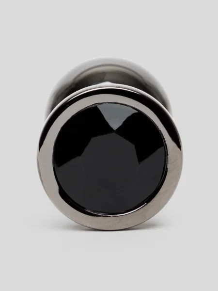 Lovehoney Jeweled Gunmetal Medium Butt Plug 3 Inch
