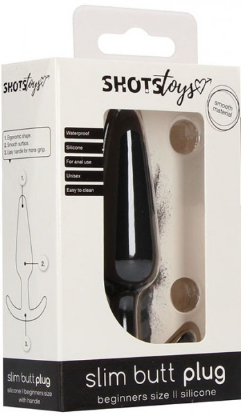 Slim butt plug