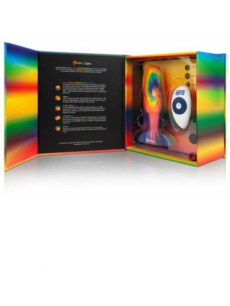 Peace & Love Tie Dye Rimming Plug - B Vibe
