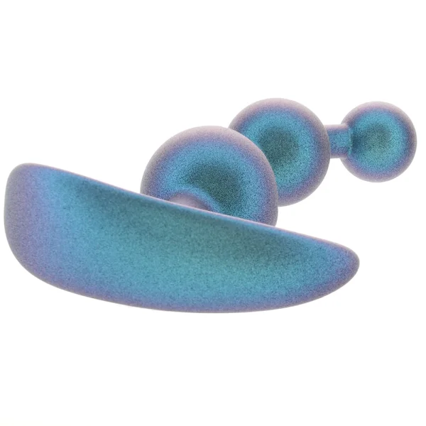 Anal Adventures Matrix Gamma Silicone Butt Plug By Blush - Neptune Teal