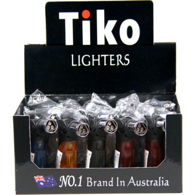 Flame Jet Lighter TIKO1007 15 Piece Display