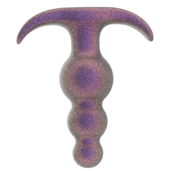 Anal Adventures Matrix Supernova Beaded Silicone Butt Plug By Blush - Galactic Purple