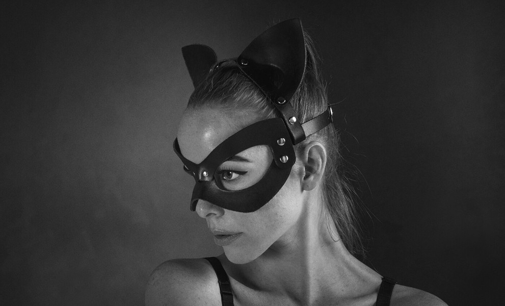 Liberator Leatherworks Vienna Cat Eye and Ear Mask