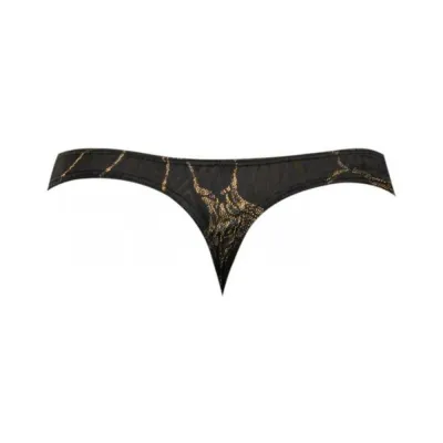 Men s Clothing Male Power Black Gold Bong Thong Black gold L xl