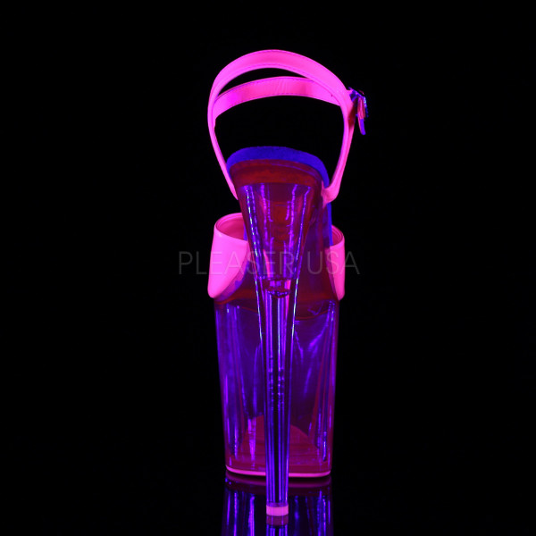 8 inches Heel, 4 inches PF UV Reactive Ankle Strap Sandal — image 4 of 4