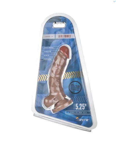 Major Dick Air Force Caramel Curves Up Dildo Tan — image 4 of 4