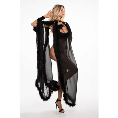 Adore Skye The French Kiss Cape Black One Size