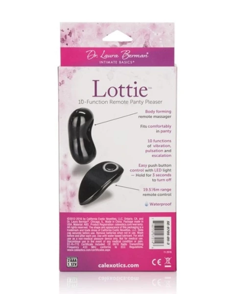 Dr Laura Berman Lottie 10-function Remote Panty Pleaser