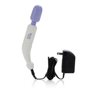 My Mini Miracle Massager Electric 2 Speed 120 Volt 8 White Purple