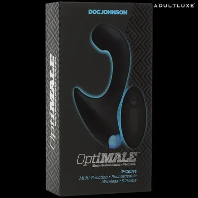 Doc Johnson OptiMale P Curve Remote Control Massager