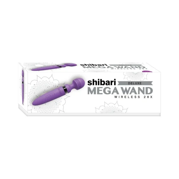 Shibari Deluxe Mega Massage Wand Silicone USB Rechargeable Purple — image 9 of 10