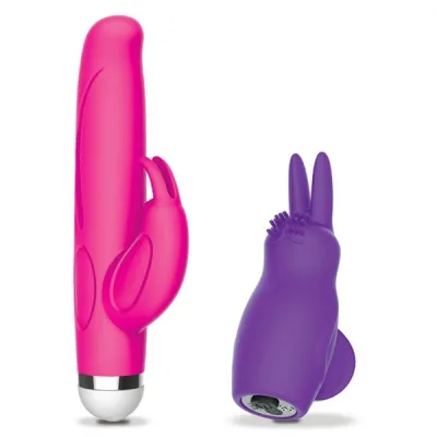 Mini Rabbit and Finger Rabbit Vibrator Set