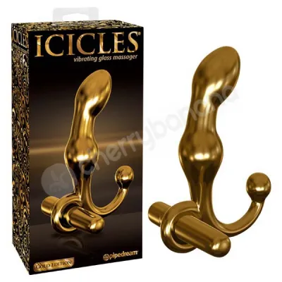 Icicles Gold Edition 8 Vibrating Anal Plug