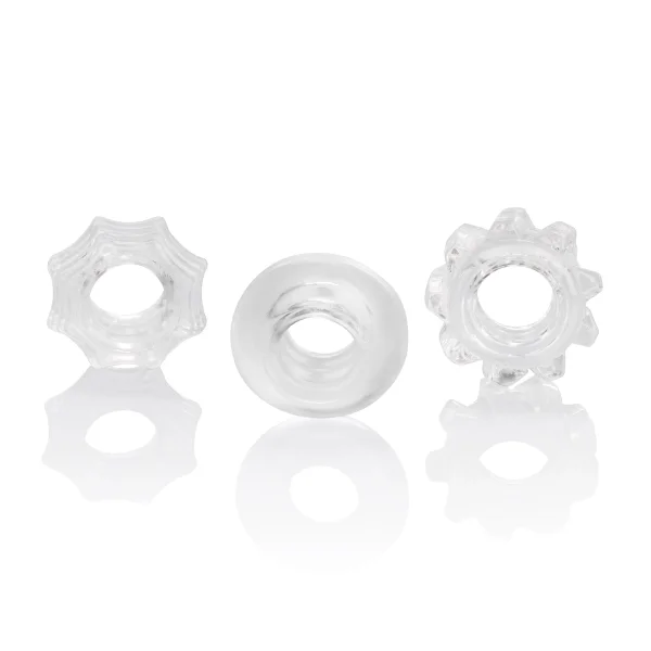 Reversible Ring Set - Clear