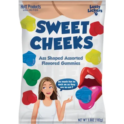 Sweet Cheeks Gummies Ass Shaped Gummies Assorted Flavors