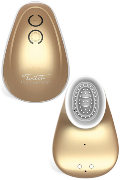 Shots Toys Twitch 4.2" Suction & Vibration Clitoral Stimulator