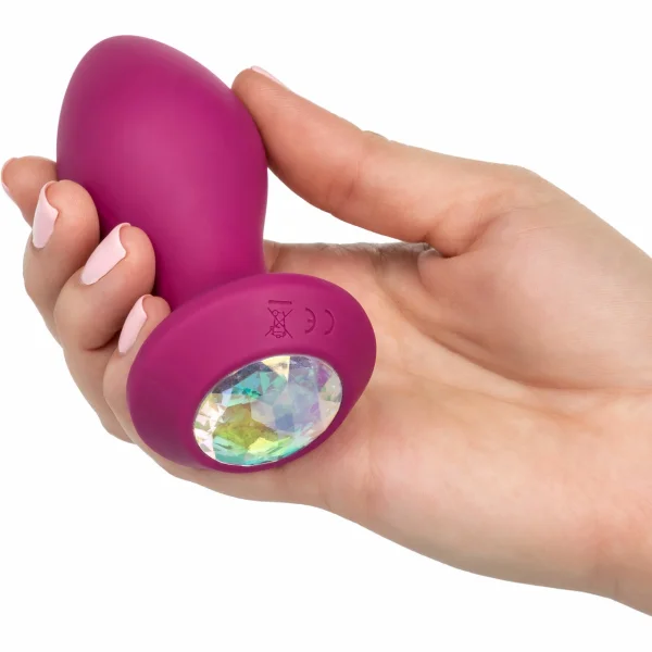 Power Gem Butt Plug Vibrating Crystal Probe