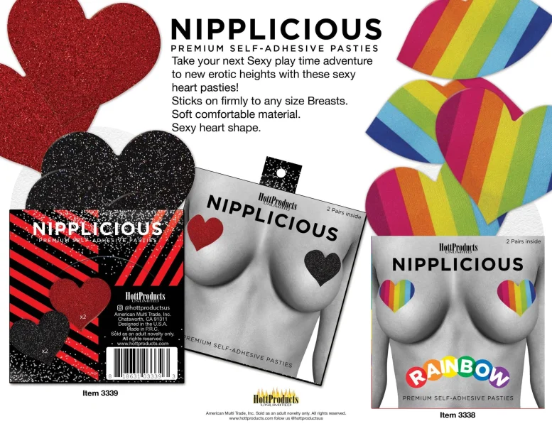 Nipple Play - Nipplicious - Heart Shape Pasties