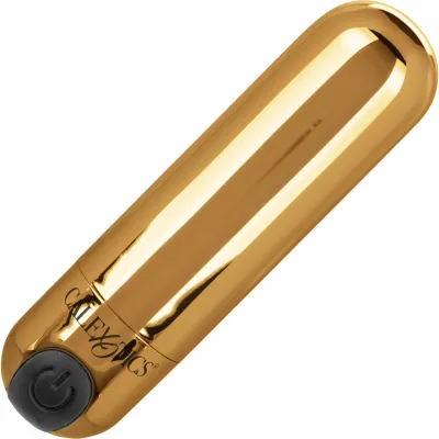 Hideaway Rechargeable Waterproof Mini Vibrator by CalExotics Gold