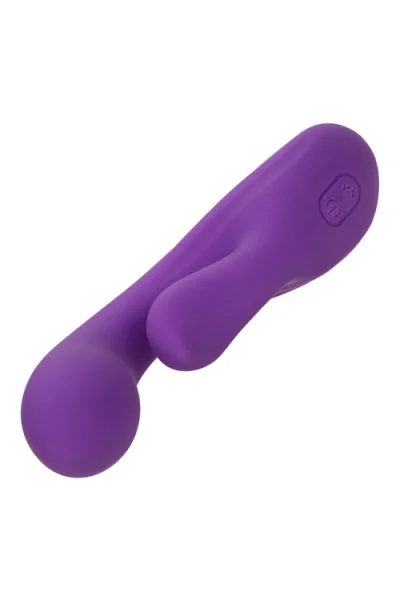 California Exotic Stella Dual Pleaser - 6.75" Liquid Silicone Rabbit Vibrator