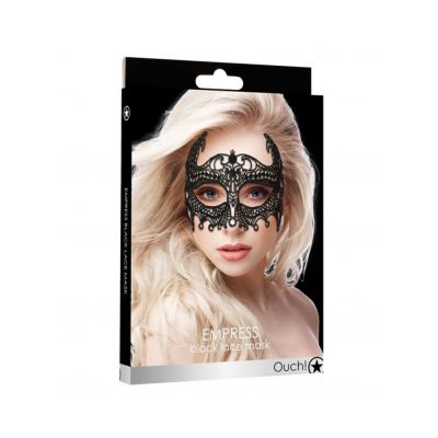 Ouch Empress Black Lace Mask Black