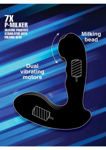 Alpha-Pro 7X P-Milker Prostate Stimulator with Milking Bead