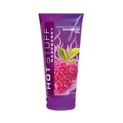 Hot Stuff Warming Massage Oil Raspberry 6oz