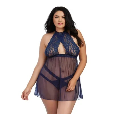 Babydoll Panty Queen Midnight