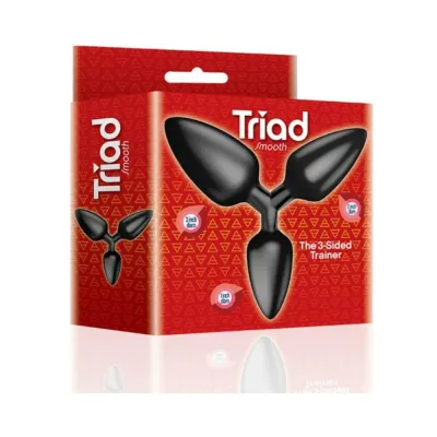 The 9 s Triad 3 sided Butt Plug Smooth